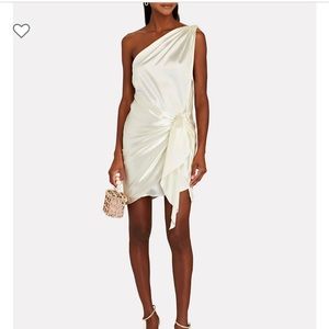 Baobab Marea Dress in Ivory Satin